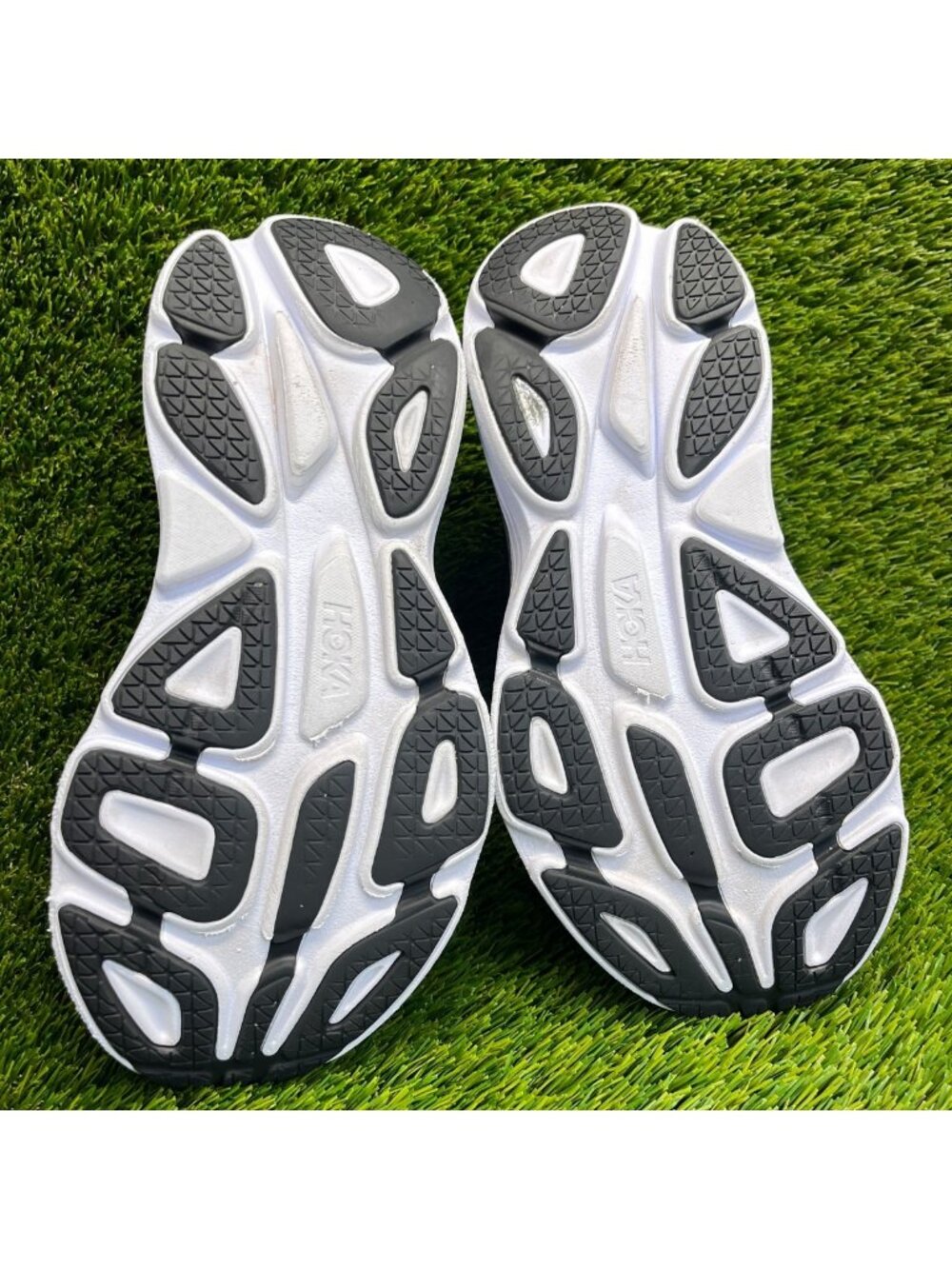 Hoka One One Bondi 8 Womens Size 10D Black White Athletic Running Shoes Sneakers - Picture 11 of 12